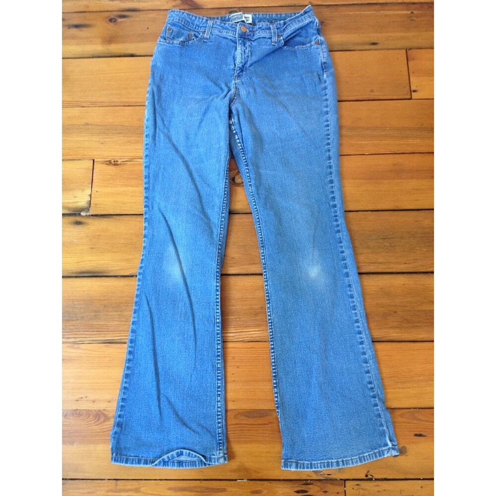 Levi's Strauss Signature At Waist Bootcut Medium Wash Womens Jeans 14 Long